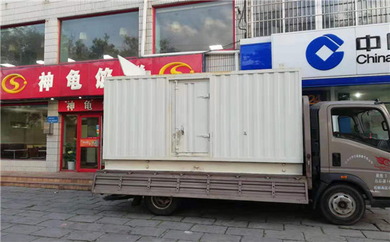 阿克苏出租发电机施工案例